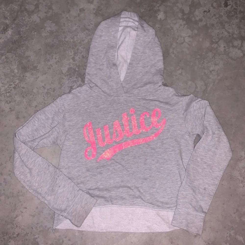 Girls Crop Sweatshirt